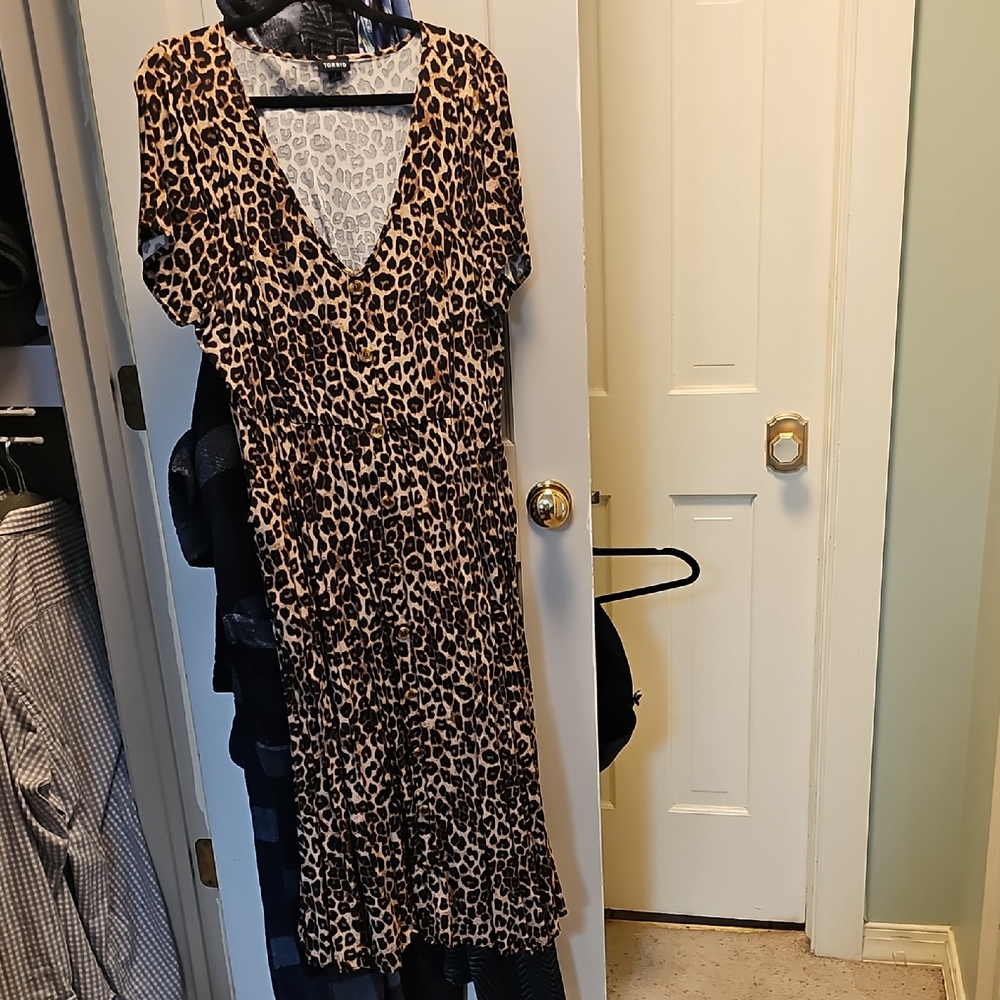 Torrid Animal Print Dress